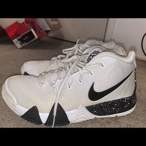 Kyrie 4’s White and black
